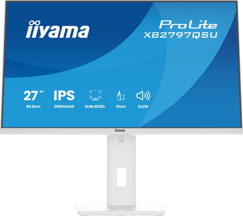 27IN WHITE IPS 4-SIDE SLIM BEZEL EYECOMFORT 2560X1440 15CM