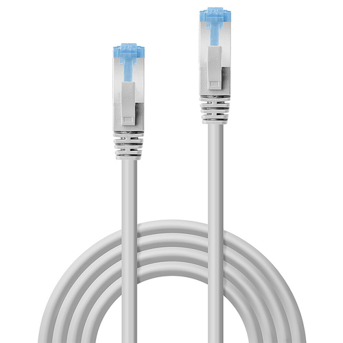 Lindy 0.3m Cat.6A S/FTP LSZH Network Cable, Grey. Cable length: 0.3 m, Cable standard: Cat6a, Cable shielding: S/FTP (S-ST