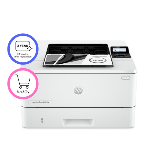 HP LaserJet Pro 4002DW Laser Printer - 1200 x 1200 dpi Print - Plain Paper Print