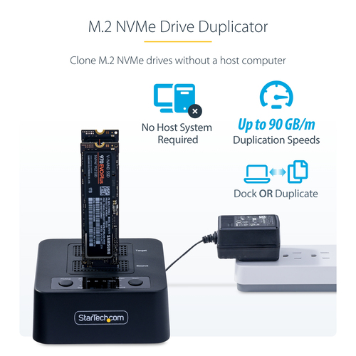 StarTech.com Solid State Drive Duplicator - Standalone - Compact