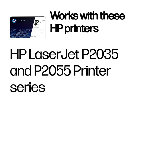 HP 05A Original Laser Cartucho de toner - Preto - 1 Cada - Laser - 1 Pack
