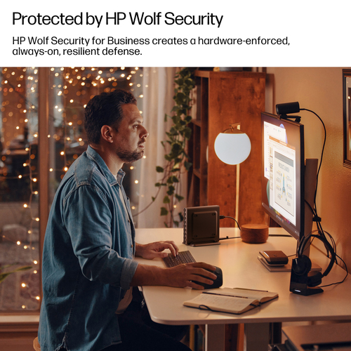 HP EliteDesk 8 G1a Desktop AI Computer - AMD Ryzen AI 7 350 - 32 GB - 1 TB SSD - Mini PC - Jack Black - AMD Chip - Windows