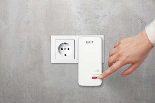 Powerline 1240 AX WLAN Set. Maximum data transfer rate: 1200 Mbit/s, Networking standards: IEEE 802.11ac, Power plug: Type