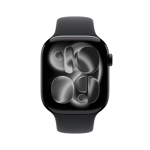 Apple Watch Series 11 Smartwatch - 46 mm Case Height - 39 mm Case Width - Schwarz Tasche, Farbe - Schwarz Band Color - Alu