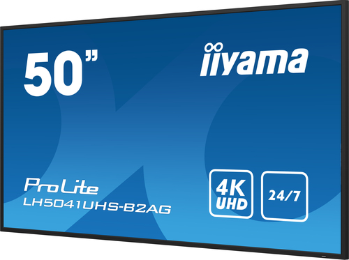 LCD Ecrans à affichages dynamiques iiyama ProLite LH5041UHS-B2AG 1270 mm - 24 Heures/7 Jours Operation - Vertical Alignmen