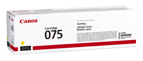 Canon 075 Y Original Laser Cartucho de toner - Amarelo Pack