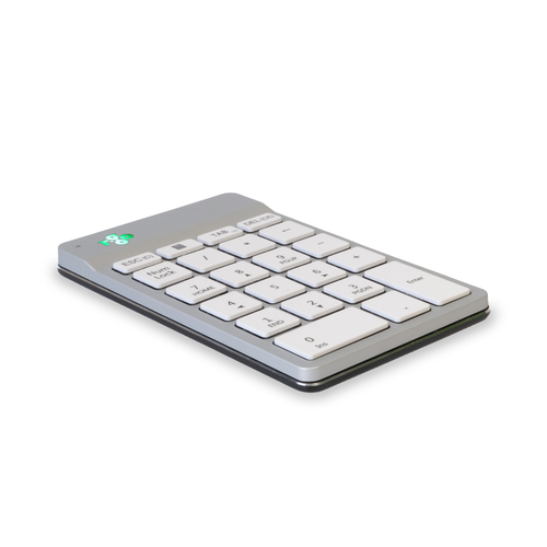 R-Go Tools Tastatur R-Go Numpad Break, ergonomischer Ziffernblock mit Pausensoftware, bluetooth, weiß. Geräteschnittstelle