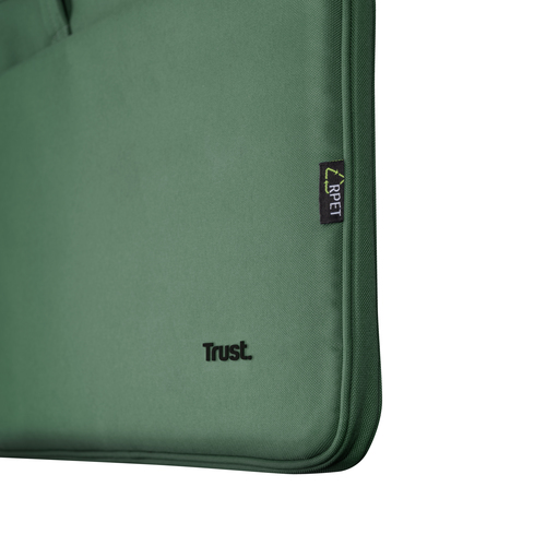 Trust Bologna Tasche für 40,6 cm (16 Zoll) Notebook, Smartphone, Tablet - Grün - Polyester, Polyethylenterephthalat (PET) 