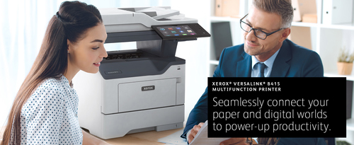 Xerox VersaLink B415 A4 47 ppm Copia/Stampa/Scansione/Fax F/R PS3 PCL5e/6 2 vassoi Totale 650 fogli. Tecnologia di stampa: