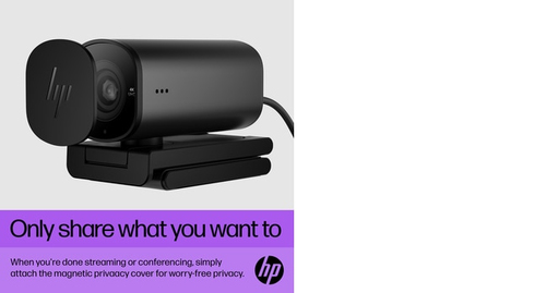 HP 325 FHD Webcam. Megapixel (approx.): 5 MP, Maximum video resolution: 1920 x 1080 pixels, Camera HD type: Full HD. Inter
