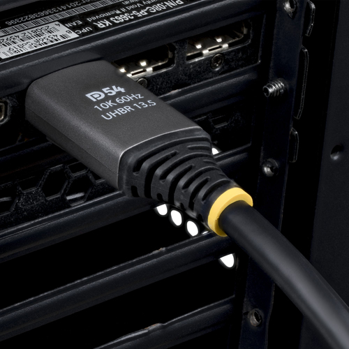 StarTech.com DP21V-3M-DP54-CABLE. Kabellänge: 3 m, Anschluss 1: DisplayPort, Anschluss 2: DisplayPort. Konformitätsbeschei