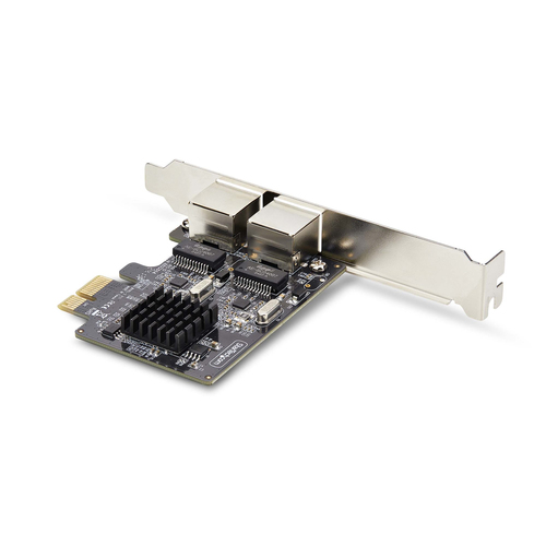 StarTech.com Gigabit Ethernet Card for Computer, Server, Workstation - 10/100/1000Base-T - Plug-in Card - Black - TAA Comp