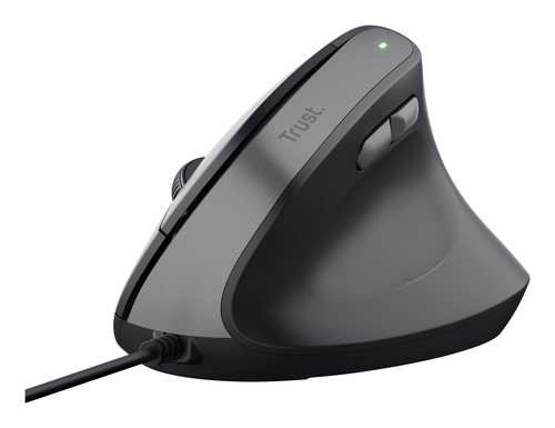 Trust Bayo II Maus - USB 3.0 Typ A - 6 Taste(n) - Schwarz - Kabel - 2400 dpi Auflösung - Scroll-Rad - Nur für Rechtshänder