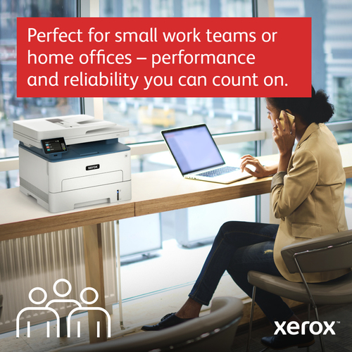 Xerox B235 A4 34ppm Wireless Duplex Copy/Print/Scan/Fax PS3 PCL5e/6 ADF 2 Trays Total 251 Sheets. Print technology: Laser,