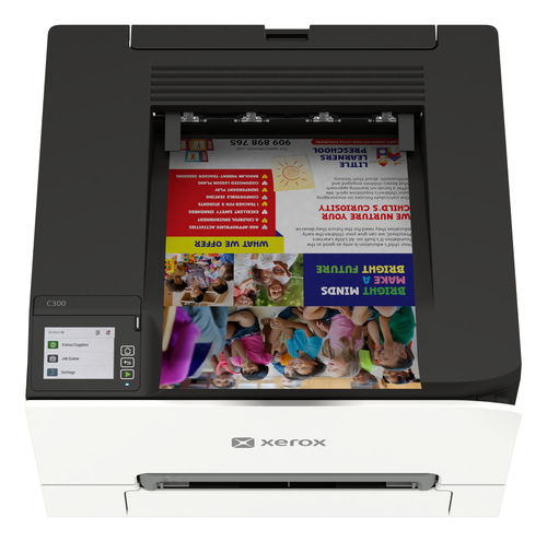 Xerox C300. Drucktechnologie: Laser, Farbe. Zahl der Druckpatronen: 2, Maximale monatliche Auslastung: 75000 Seiten pro Mo