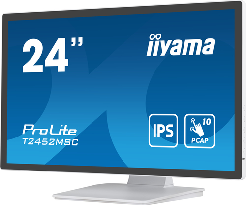 iiyama ProLite T2452MSC-W1 24 Zoll Klasse LCD-Touchscreen-Monitor - 16:9 Format - 14 ms Reaktionszeit - 60,5 cm (23,8 Zoll