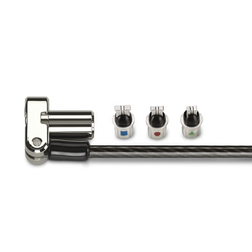 Kensington Universal Cable Lock For Notebook - 182.88 cm (72"") Cable - Patented T-bar/Key Lock - Carbon Steel - For Notebook
