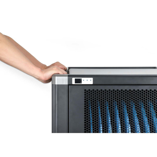 Manhattan Laptop Charging Cart/Trolley via AC Adapter (UK) 30-bay, Install device's AC Adapter (power cables) into unit, S