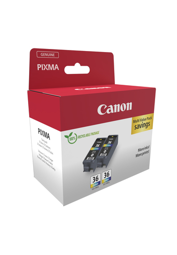 Canon CLI-36 Original Inkjet Ink Cartridge - Twin-pack Pack
