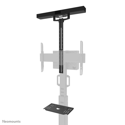 Neomounts Mounting Shelf for Video Bar, Multimedia Device, Display Screen - Black - Height Adjustable - 9 kg Load Capacity