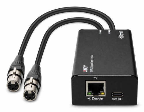 2CH XLR AUDIO TO DANTE ENCODER .