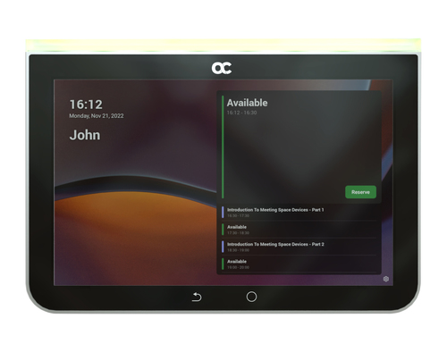 RX-PANEL Touch Scheduler for Microsoft Teams Rooms