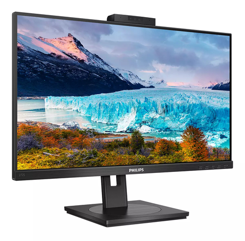 Monitor LCD Philips 272S1MH 685,8 mm (27"") Class Webcam Full HD Schermo curvo - 16:9 - Nero tessuto - 68,6 cm (27"") View