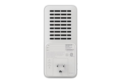 Netgear EAX12 Dual Band Wi-Fi 6 IEEE 802.11 a/b/g/n/ac/ax/k/i 1.60 Gbit/s Wireless Range Extender - Indoor - 2.40 GHz, 5 G