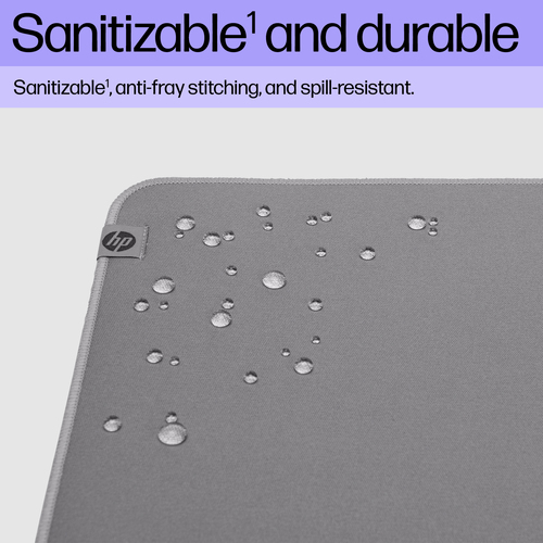 HP 205 Sanitizable Desk Mat. Width: 700 mm, Depth: 300 mm. Product colour: Grey