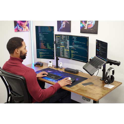 Kensington KB535 Keyboard - Full-size - Wireless Connectivity - USB Type A Interface - English (UK) - Space Gray - Scissor