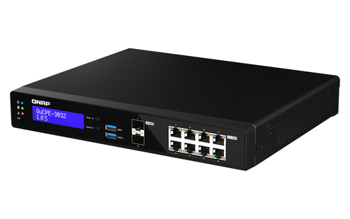 QNAP QuCPE-3032. Fabricante do processador: Intel, Família de processador: Intel Atom®, Modelo de processador: C3558R. Tip
