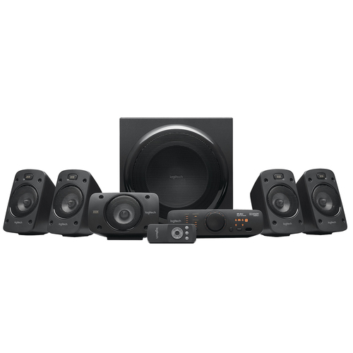 Logitech Z906 5.1 Speaker System - 500 W RMS - DTS, Dolby Digital