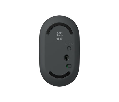 Logitech POP Mouse Rato - Bluetooth - Ótico - 4 Taste(n) - Grafite - Sem fios - 10 m - 4000 dpi - Roda de deslocação - 1 x