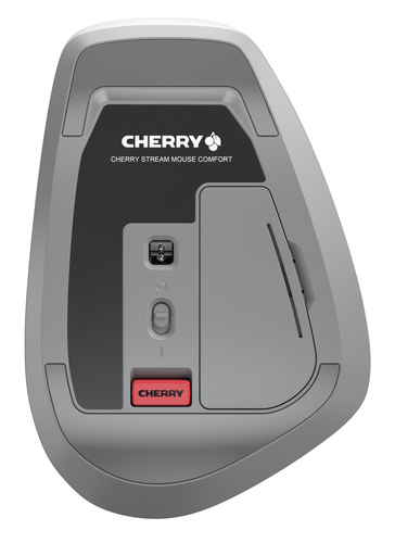 STREAM JD-855M Maus - Funkfrequenz - USB Typ-A - 6 Taste(n) - Pale Gray - Kabellos - 10 m - 2,40 GHz - 4000 dpi Auflösung 