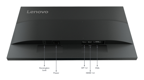 Lenovo ThinkVision E24-40 24" Class Full HD LED Monitor - 16:9 - Raven Black - 60.5 cm (23.8") Viewable - In-plane Switchi