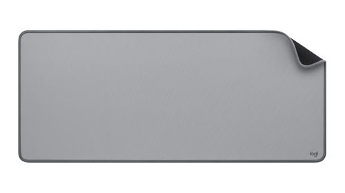 Logitech Studio Series Mauspad - 300 mm x 700 mm - Mitte Gray - Naturkautschuk, Nylon, Polyester - Rutschfest, ausfransfes