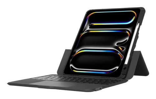 Targus VersaVu THZ989ES Tastatur/Cover (Folie) für 33 cm (13 Zoll) Apple iPad Pro 13 (2024) Tablet - Schwarz - Thermoplast