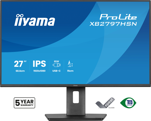 iiyama XB2797HSN-B1 27 Zoll Klasse Full HD LCD-Monitor - 16:9 Format - 68,6 cm (27 Zoll) Viewable - 1920 x 1080 Pixel Bild
