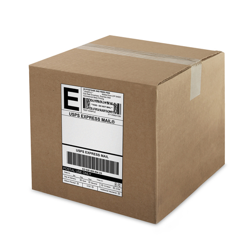 Dymo Shipping Label - 104 mm Width x 159 mm Length - Permanent Adhesive - Rectangle - Direct Thermal, Thermal Transfer - W