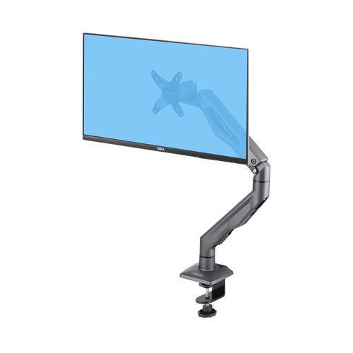 StarTech.com Mounting Arm for Monitor, Display - Black - Landscape/Portrait - TAA Compliant - Height Adjustable - 1 Displa
