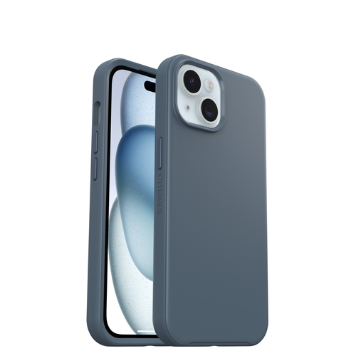 OtterBox Symmetry+ Case for Apple iPhone 15 Smartphone - Bluetiful (Blue) - Drop Resistant - Plastic