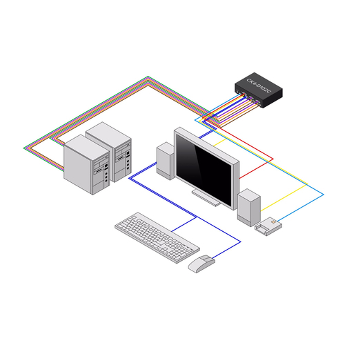 StarTech.com Analog KVM Switchbox - TAA Compliant - 2 Computer(s) - 2560 x 1600 - 7 x USB - USB 2.0 - 3 x DVI