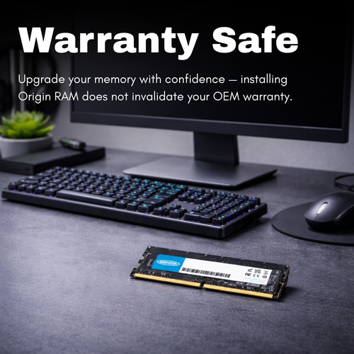 Origin RAM Module for Notebook - 16 GB - DDR5-4800/PC5-38400 DDR5 SDRAM - 4800 MHz Single-rank Memory - 1.10 V - Non-ECC -