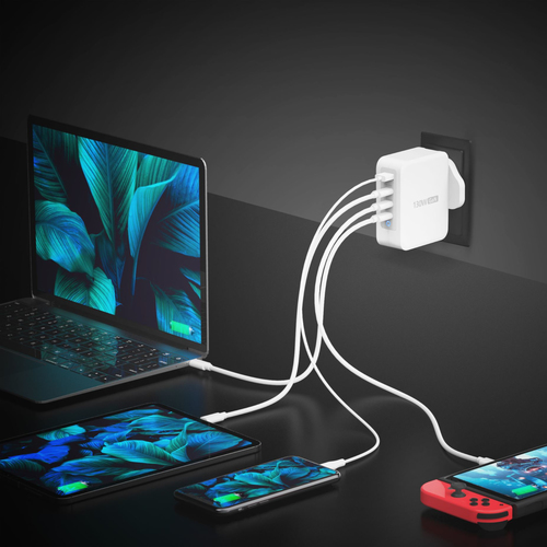 Adattatore CA j5create - 130 W - Adattatore universale - Per Dispositivo USB tipo C, Dispositivo USB Tipo A, Mobile Phone,