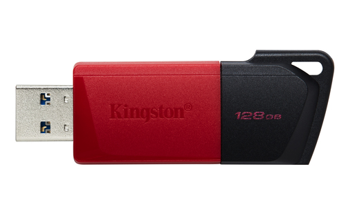 Lecteur flash Kingston DataTraveler Exodia M DTXM - 128 Go - USB 3.2 (Gen 1) - Rouge, Noir - 1 Paquet