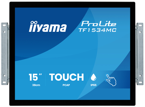 iiyama ProLite TF1534MC-B8X. Bildschirmdiagonale: 38,1 cm (15"), Display-Auflösung: 1024 x 768 Pixel, HD-Typ: XGA, Bildsch