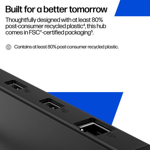 HP Portable USB-C Hub. Country of origin: Vietnam, Compatibility: USB Type-C, HP segment: Business. Windows operating syst