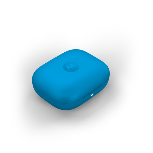Motorola Mobility moto buds bass True Wireless Earbud Stereo Earset - Pantone Blue Jewel - Binaural - In-ear - Noise Cance