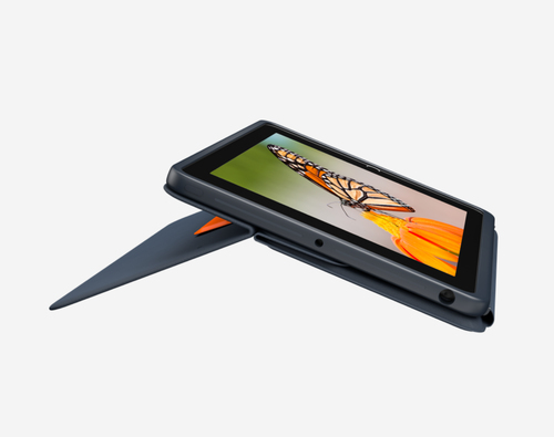 Logitech Rugged Combo 3 Rugged Keyboard/Cover Case (Folio) for 25.9 cm (10.2") Apple iPad (7th Generation) Tablet - Classi