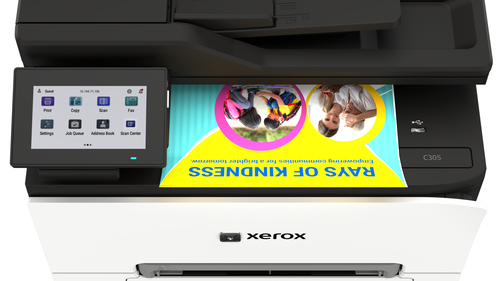 Xerox C305ae. Drucktechnologie: Laser, Printing: Farbdruck, Maximale Auflösung: 2400 x 600 DPI, Druckgeschwindigkeit (Farb
